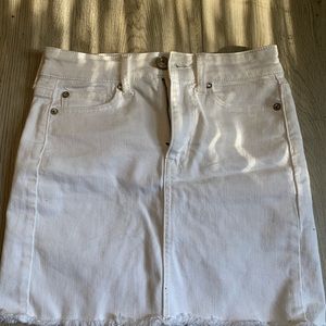 american eagle hi-rise mini skirt